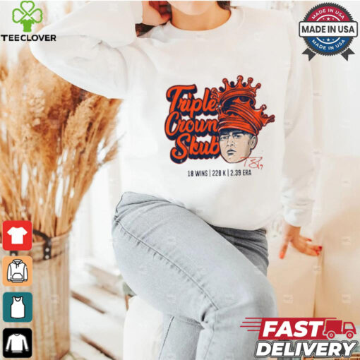 Tarik Skubal Triple Crown Skub 18 Wins 228 K 2.39 Era shirt