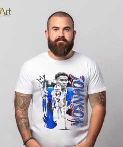 Taron Johnson number 7 Buffalo Bills football player pose poster shirt
