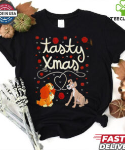 Tasty Xmas couple dog Christmas shirt