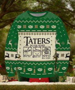Taters Potatoes 3D Ugly Christmas Sweater For Men And Women