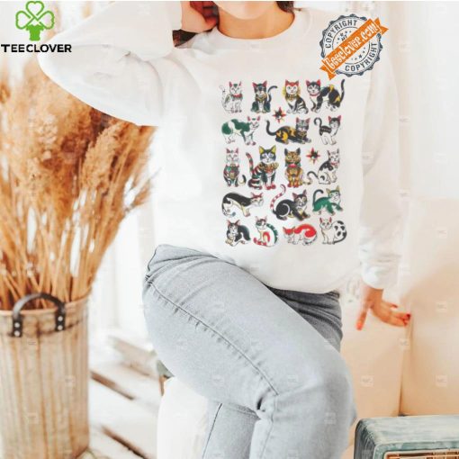 Tattoo cat traditional flash tattoo kitty art cute cat lover shirt
