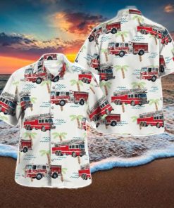 Taunton, Massachusetts, Taunton Fire Department 3D Hawaiian Shirt Gift For Summer