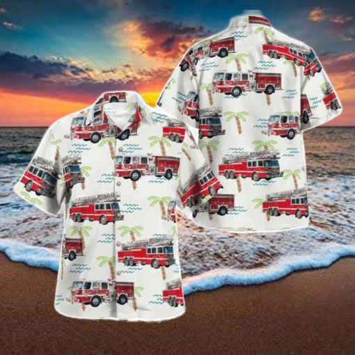 Taunton, Massachusetts, Taunton Fire Department 3D Hawaiian Shirt Gift For Summer