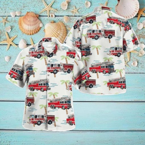 Taunton, Massachusetts, Taunton Fire Department 3D Hawaiian Shirt Gift For Summer