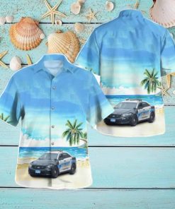 Taunton, Massachusetts, Taunton Police Department 3D Hawaiian Shirt Gift For Summer