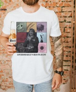 Taylor Governor Kelly’s Eras Playlist T hoodie, sweater, longsleeve, shirt v-neck, t-shirt