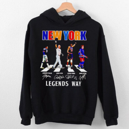 Taylor Jeter Ewing Leetch New York legends way signatures hoodie, sweater, longsleeve, shirt v-neck, t-shirt