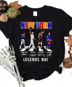 Taylor Jeter Ewing Leetch New York legends way signatures hoodie, sweater, longsleeve, shirt v-neck, t-shirt