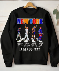 Taylor Jeter Ewing Leetch New York legends way signatures hoodie, sweater, longsleeve, shirt v-neck, t-shirt