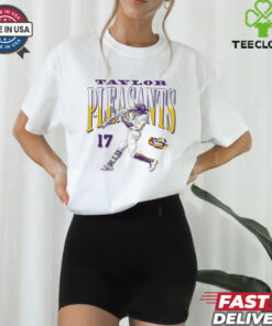 Taylor Pleasants LSU Tigers number 17 action pose hoodie, sweater, longsleeve, shirt v-neck, t-shirt