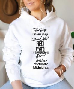 Taylor Swift Album List SHIRT