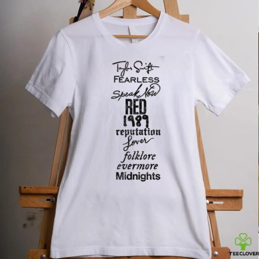 Taylor Swift Album List SHIRT