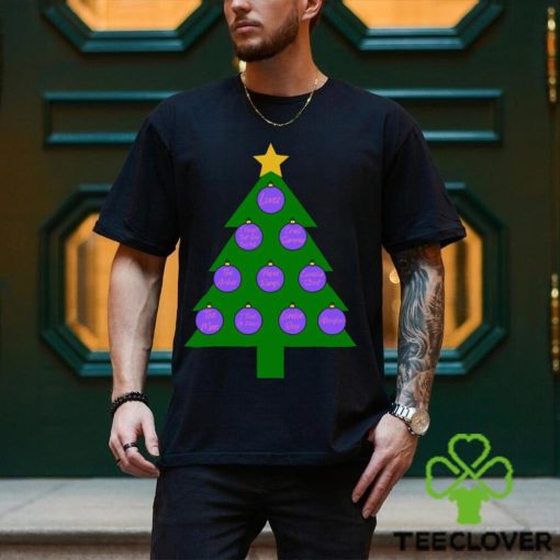 Taylor Swift Christmas Tree Puprle Classic T Shirt