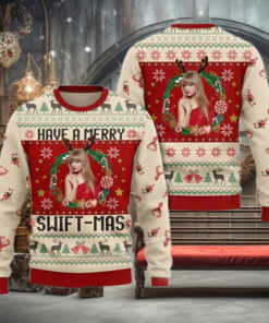 Taylor Swift Have A Merry Swiftmas Ugly Christmas Sweater