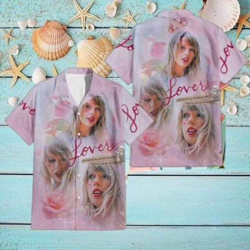 Taylor Swift Lover Album Pink Cute 2024 Trendy Hawaiian Shirt