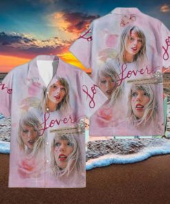 Taylor Swift Lover Album Pink Cute 2024 Trendy Hawaiian Shirt