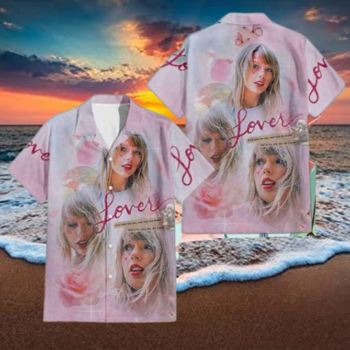 Taylor Swift Lover Album Pink Cute 2024 Trendy Hawaiian Shirt
