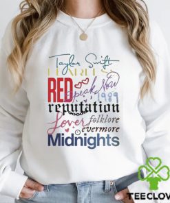 Taylor Swift Meet Me At Midnight T Shirt The Eras Tour Sweatshirt Swifties Concert Unisex Classic