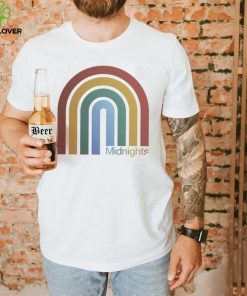 Taylor Swift Midnights Rainbow logo shirt