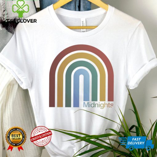 Taylor Swift Midnights Rainbow logo shirt