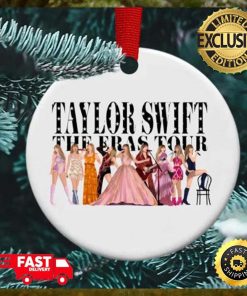 Taylor Swift Personalized The Eras Tour Fan Gifts 2023 Christmas Tree Decorations Ornament