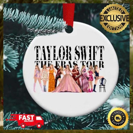 Taylor Swift Personalized The Eras Tour Fan Gifts 2023 Christmas Tree Decorations Ornament