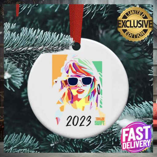 Taylor Swift Personalized With Tour Date Or Personal Message Custom Name 2023 Holiday Christmas Decorations Ornament