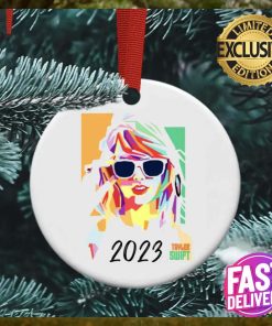 Taylor Swift Personalized With Tour Date Or Personal Message Custom Name 2023 Holiday Christmas Decorations Ornament