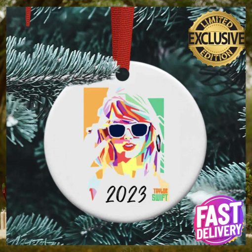 Taylor Swift Personalized With Tour Date Or Personal Message Custom Name 2023 Holiday Christmas Decorations Ornament