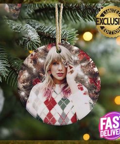 Taylor Swift Posing Christmas Tree 2023 Swiftie Gift Christmas Tree Decorations Ornament