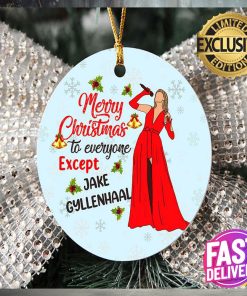 Taylor Swift Red Album All Too Well Merry Christmas Decorations Ornament