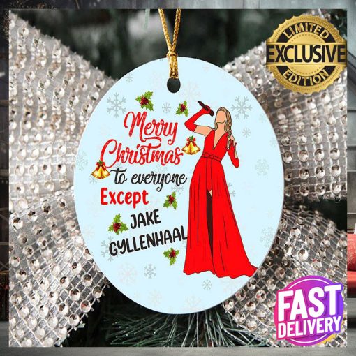 Taylor Swift Red Album All Too Well Merry Christmas Decorations Ornament