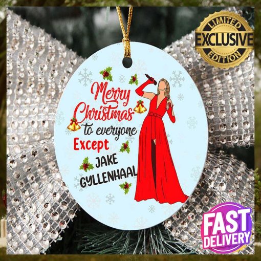 Taylor Swift Red Album All Too Well Merry Christmas Decorations Ornament