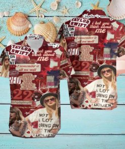 Taylor Swift Red Taylor Version 2024 Summer Trend Fan Gifts Hawaiian Shirt