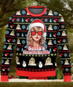 Taylor Swift Santa’s Favorite Swiftie Ugly Sweater