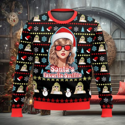 Taylor Swift Santa’s Favorite Swiftie Ugly Sweater