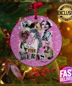 Taylor Swift The Eras Tour 2023 Swiftmas Swifties Gift Ceramic Christmas Tree Decorations Ornament