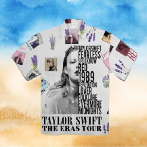 Taylor Swift The Eras Tour Album Hawaiian Shirt For Fans