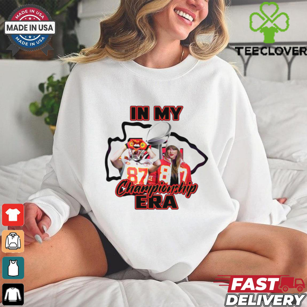 Taylor Swift Travis Kelce Chiefs Championship Era shirt Taylor Swift Travis Kelce Chiefs Championship Era shirt