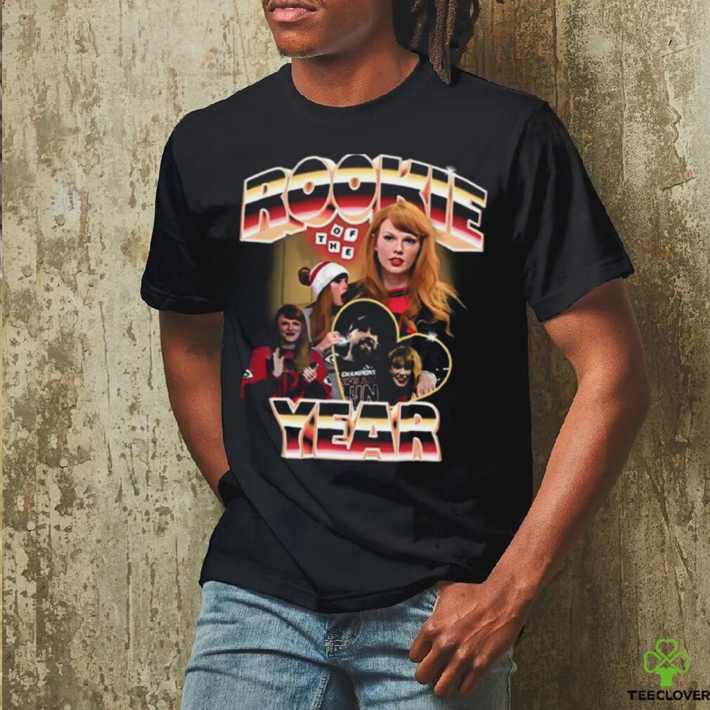 Taylor Swift Travis Kelce Rookie Of The Year T Shirt Taylor Swift Travis Kelce Rookie Of The Year T Shirt