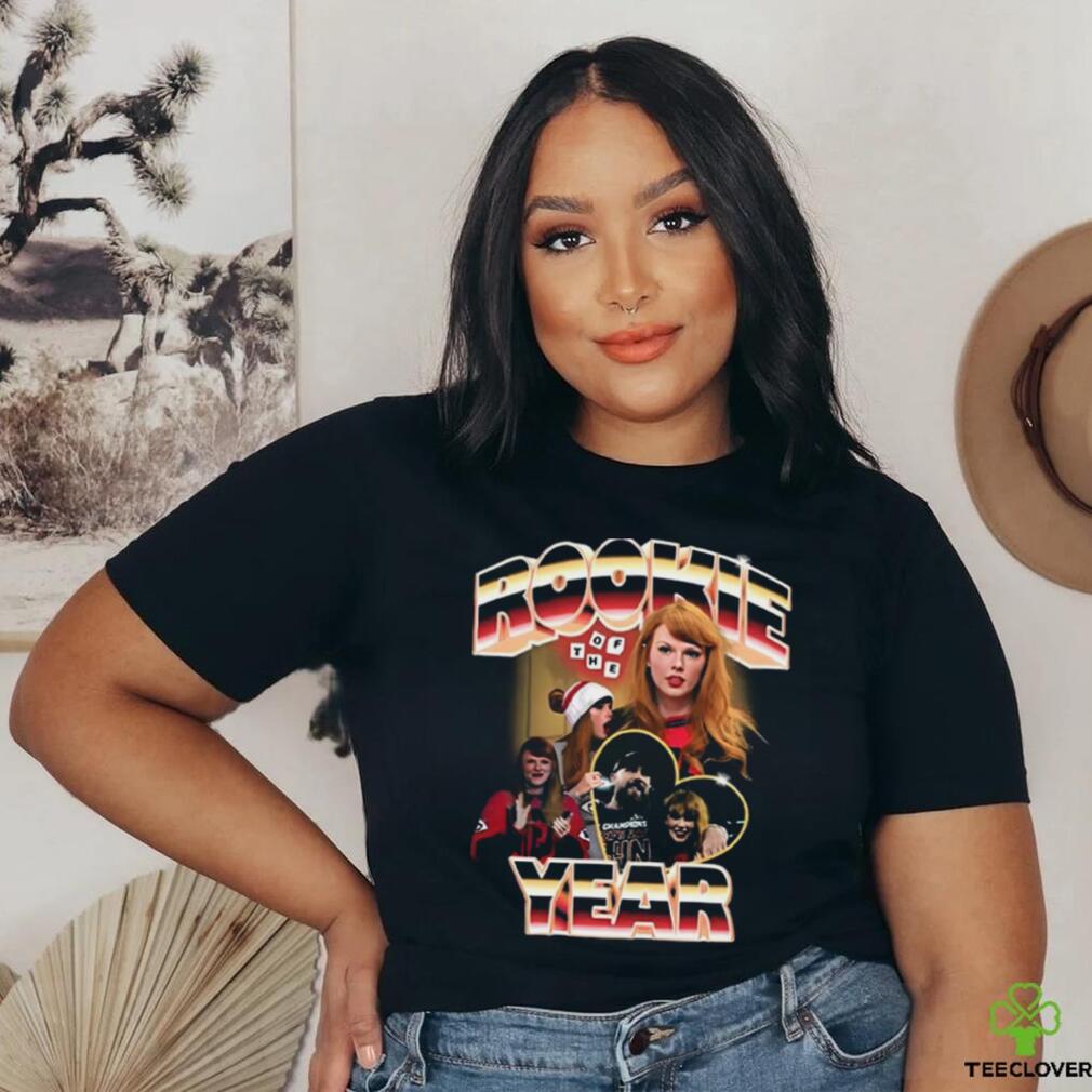 Taylor Swift Travis Kelce Rookie Of The Year T Shirt Taylor Swift Travis Kelce Rookie Of The Year T Shirt