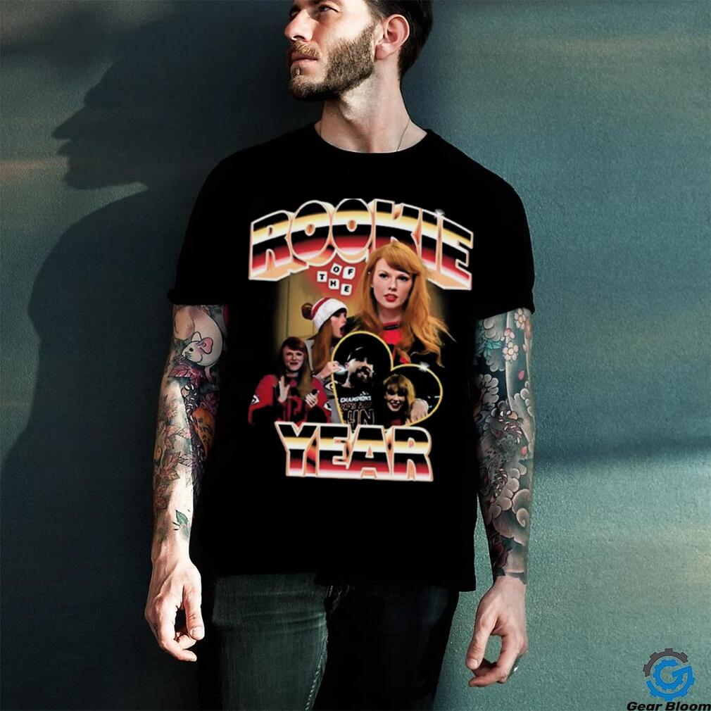 Taylor Swift Travis Kelce Rookie Of The Year T Shirt Taylor Swift Travis Kelce Rookie Of The Year T Shirt
