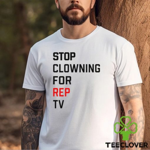 Taylor Swift Wearing Stop Clowning For Rep Tv Shirt