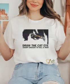 Taylor swift draw the cat eye 2024 shirt