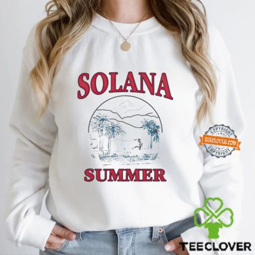 Taylor wearing Solana Summer hoodie, sweater, longsleeve, shirt v-neck, t-shirt