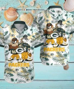 Taz And Bugs Green Bay Packers Hawaiian Shirt