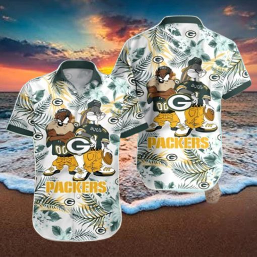 Taz And Bugs Green Bay Packers Hawaiian Shirt