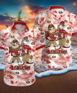 Taz And Bugs San Francisco 49ers Hawaiian Shirt For NFL Team