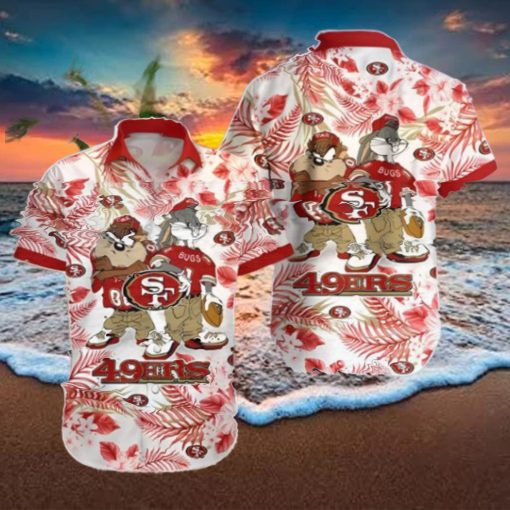 Taz And Bugs San Francisco 49ers Hawaiian Shirt For NFL Team