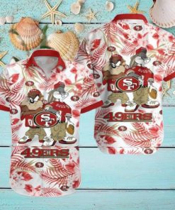 Taz And Bugs San Francisco 49ers Hawaiian Shirt For NFL Team